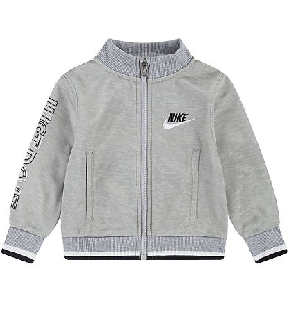 Nike Træningssæt - Cardigan/Bukser - Light Smoke Grey Heather Nike Træningssæt - Cardigan/Bukser - Light Smoke Grey Heather