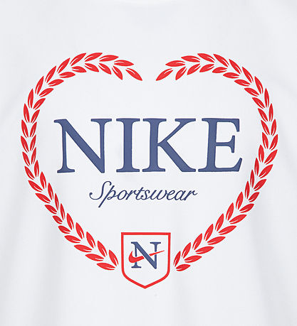 Nike Shortssæt - T-shirt/Shorts - University Red/Hvid Nike Shortssæt - T-shirt/Shorts - University Red/Hvid