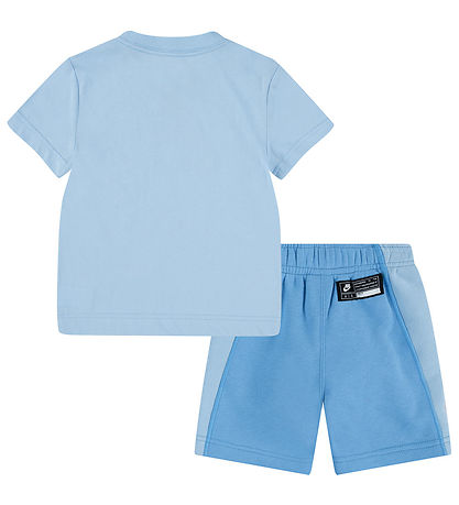 Nike Shortssæt - T-shirt/Shorts - University Blue Nike Shortssæt - T-shirt/Shorts - University Blue
