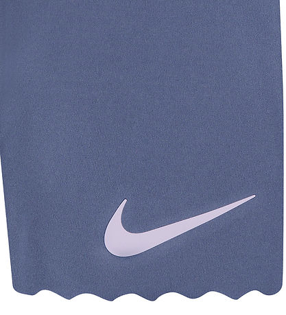 Nike Shortssæt - T-shirt/Cykelshorts - Diffused Blue
