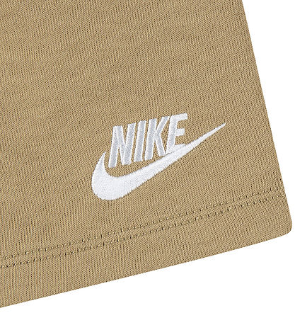 Nike Shortssæt - T-shirt/Shorts - Parachute Beige