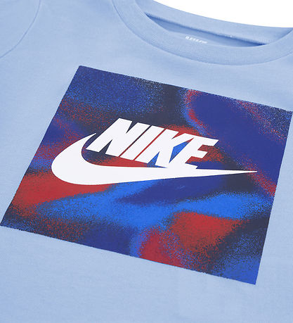 Nike Shortssæt - T-shirt/Shorts - Midnight Navy Nike Shortssæt - T-shirt/Shorts - Midnight Navy