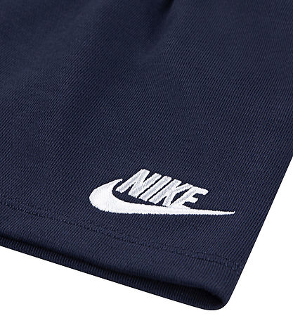 Nike Shortssæt - T-shirt/Shorts - Midnight Navy Nike Shortssæt - T-shirt/Shorts - Midnight Navy
