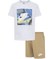 Nike Shortssæt - T-shirt/Shorts - Parachute Beige Nike Shortssæt - T-shirt/Shorts - Parachute Beige