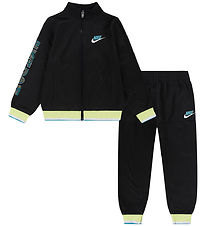 Nike Træningssæt - Cardigan/Bukser - Sort Nike Træningssæt - Cardigan/Bukser - Sort