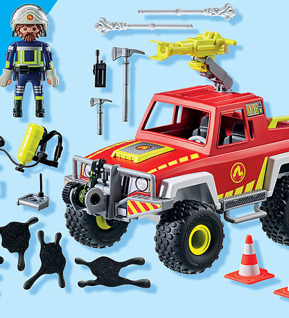 Playmobil Action Heroes - Brandbekæmper Truck - 71824 - 68 Dele