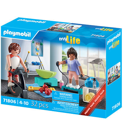 Playmobil My Life - Fitness Træning - 71806 - 32 Dele Playmobil My Life - Fitness Træning - 71806 - 32 Dele