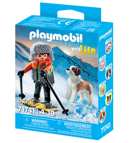 Playmobil My Life - Hiker m. Sanktbernard - 71741 - 8 Dele Playmobil My Life - Hiker m. Sanktbernard - 71741 - 8 Dele