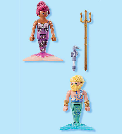 Playmobil DuoPack - Havfrue Og Triton - 71799 - 6 Dele Playmobil DuoPack - Havfrue Og Triton - 71799 - 6 Dele