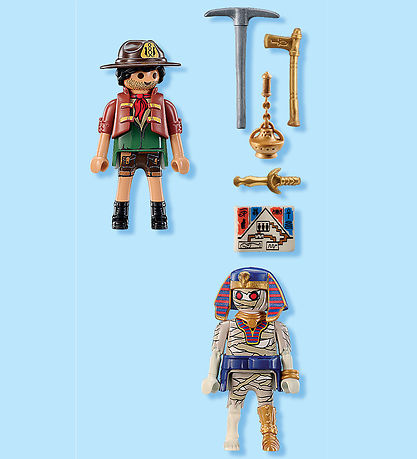 Playmobil Duopack - Skattejæger Og Mumie - 71796 - 10 Dele