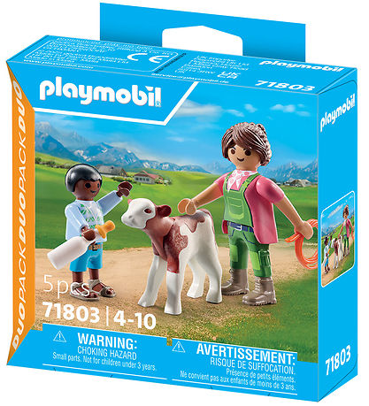 Playmobil DuoPack - Bonde m. Kalv - 71803 - 5 Dele