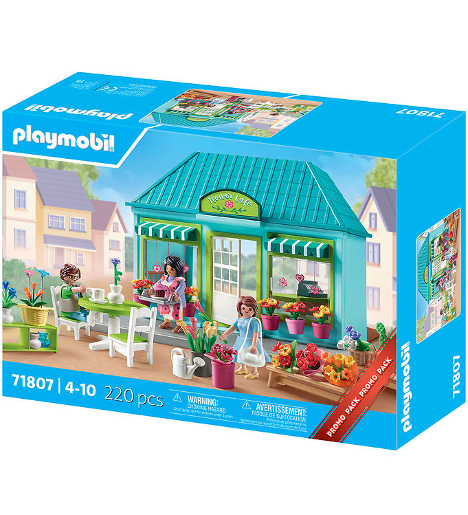 Playmobil - Blomsterhandler-café - 71807 - 220 Dele
