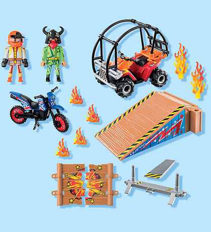 Playmobil Action Heroes - Stunt Show - 71808 - 44 Dele Playmobil Action Heroes - Stunt Show - 71808 - 44 Dele