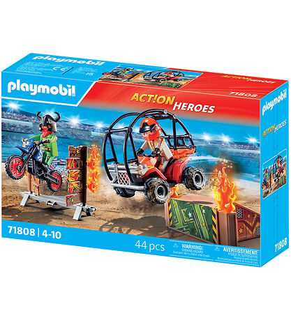Playmobil Action Heroes - Stunt Show - 71808 - 44 Dele Playmobil Action Heroes - Stunt Show - 71808 - 44 Dele