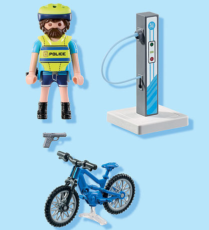 Playmobil Action Heroes - Politicykelpatrulje - 71732 - 15 Dele Playmobil Action Heroes - Politicykelpatrulje - 71732 - 15 Dele