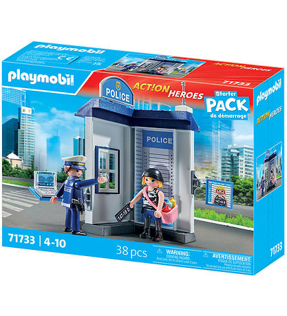 Playmobil Action Heroes - Politirum - 71733 - 38 Dele