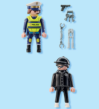 Playmobil DuoPack - Politi Og Røver  - 71804 - 8 Dele