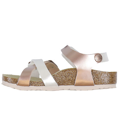 Birkenstock Sandaler - Kumba Split Kids - Electric Metallic Pear Birkenstock Sandaler - Kumba Split Kids - Electric Metallic Pear