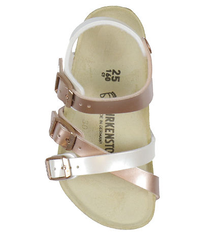 Birkenstock Sandaler - Kumba Split Kids - Electric Metallic Pear Birkenstock Sandaler - Kumba Split Kids - Electric Metallic Pear
