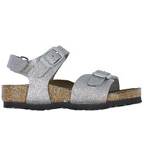 Birkenstock Sandaler - Rio AS Kids - Sparkling Silver Birkenstock Sandaler - Rio AS Kids - Sparkling Silver
