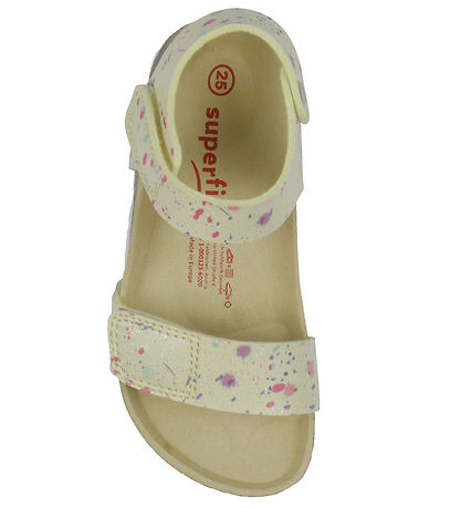 Superfit Sandaler - Fussbettpantoffel - Gul