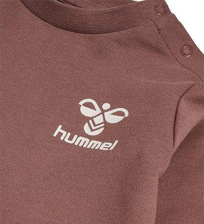 Hummel Sweatsæt m. Body l/æ - hmlTrio - Nutmeg Hummel Sweatsæt m. Body l/æ - hmlTrio - Nutmeg