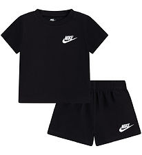 Nike Shortssæt - T-shirt/Shorts - Sort Nike Shortssæt - T-shirt/Shorts - Sort