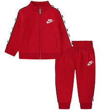 Nike Træningssæt - Cardigan/Bukser - University Red Nike Træningssæt - Cardigan/Bukser - University Red