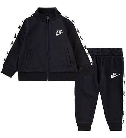 Nike Træningssæt - Cardigan/Bukser - Sort Nike Træningssæt - Cardigan/Bukser - Sort