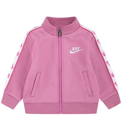 Nike Træningssæt - Cardigan/Bukser - Magic Flamingo Nike Træningssæt - Cardigan/Bukser - Magic Flamingo