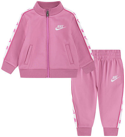 Nike Træningssæt - Cardigan/Bukser - Magic Flamingo Nike Træningssæt - Cardigan/Bukser - Magic Flamingo