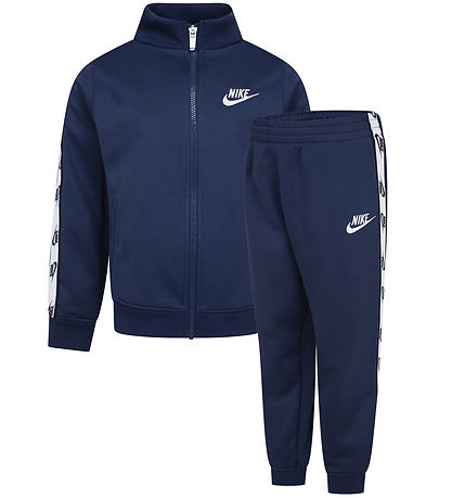 Nike Træningssæt - Cardigan/Bukser - Midnight Navy