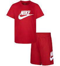 Nike Shortssæt - T-shirt/Shorts - University Red Nike Shortssæt - T-shirt/Shorts - University Red