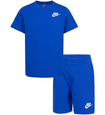 Nike Shortssæt - T-shirt/Shorts - Game Royal Nike Shortssæt - T-shirt/Shorts - Game Royal