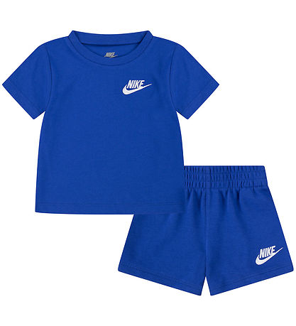 Nike Shortssæt - T-shirt/Shorts - Game Royal Nike Shortssæt - T-shirt/Shorts - Game Royal
