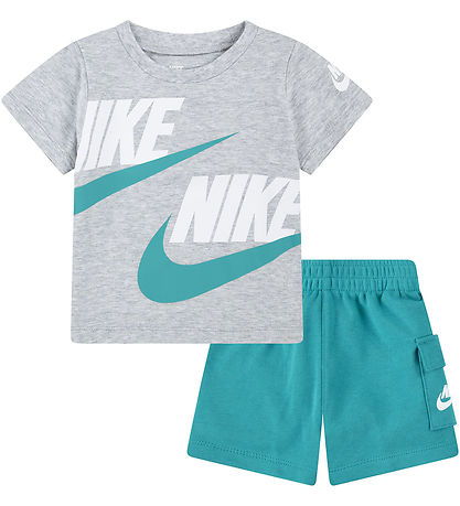 Nike Shortssæt - T-shirt/Shorts - Dusty Cactus Nike Shortssæt - T-shirt/Shorts - Dusty Cactus
