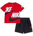 Nike Shortssæt - T-shirt/Shorts - Sort/University Red Nike Shortssæt - T-shirt/Shorts - Sort/University Red