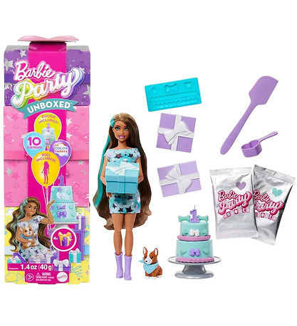 Barbie Dukke - Party Unboxed Brunette Doll Barbie Dukke - Party Unboxed Brunette Doll