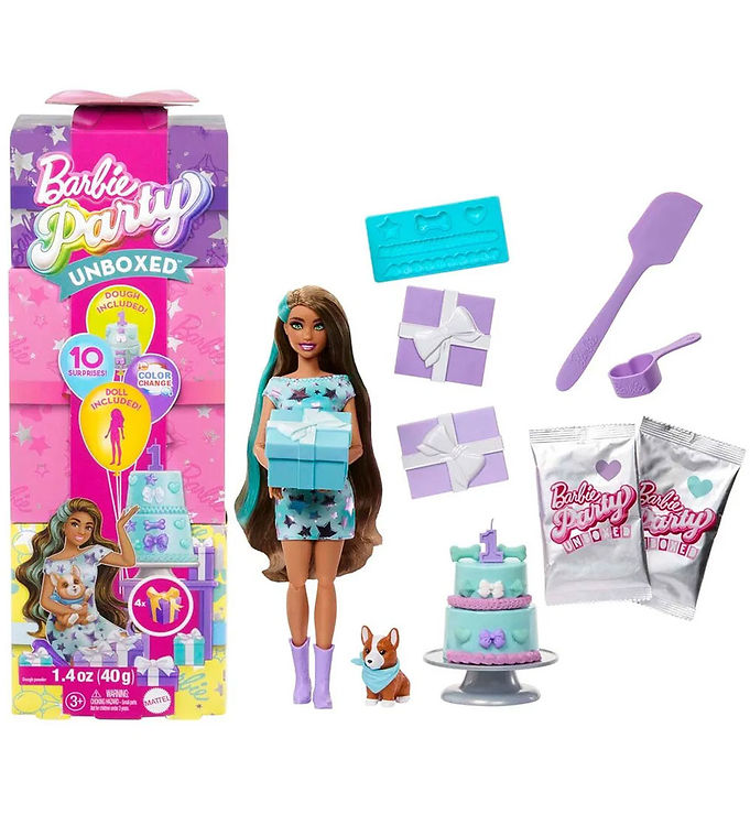 Barbie Dukke - Party Unboxed Brunette Doll