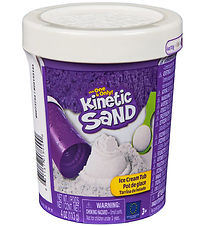 Kinetic Sand Sandsæt - 113 gram - Ice Cream Tub - Hvid Kinetic Sand Sandsæt - 113 gram - Ice Cream Tub - Hvid