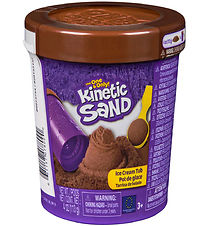 Kinetic Sand Sandsæt - 113 gram - Ice Cream Tub - Brun Kinetic Sand Sandsæt - 113 gram - Ice Cream Tub - Brun