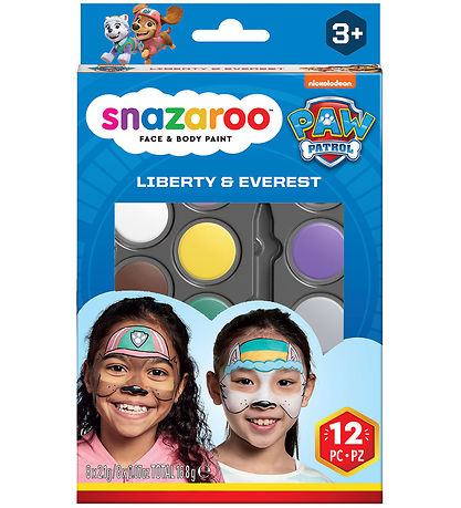 Snazaroo Ansigtsmaling - 12 Dele - Paw Patrol - Liberty & Evere Snazaroo Ansigtsmaling - 12 Dele - Paw Patrol - Liberty & Evere