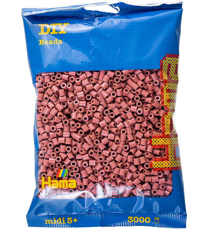 Hama Midi Perler - 3000 stk. - 111 Mørk Blush