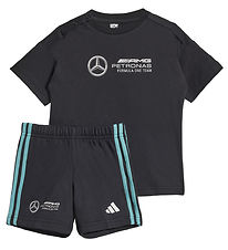 adidas Performance Shortssæt - Mer DNA - Black/White adidas Performance Shortssæt - Mer DNA - Black/White