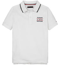 Tommy Hilfiger Polo - Hvid m. Logo Tommy Hilfiger Polo - Hvid m. Logo