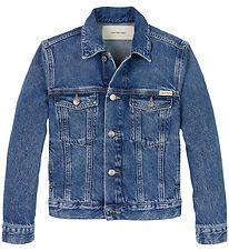 Calvin Klein Denimjakke - Bright Mid Blue Calvin Klein Denimjakke - Bright Mid Blue