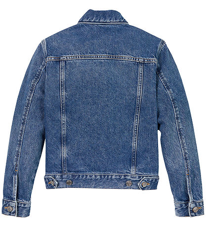 Calvin Klein Denimjakke - Bright Mid Blue Calvin Klein Denimjakke - Bright Mid Blue