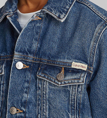 Calvin Klein Denimjakke - Bright Mid Blue