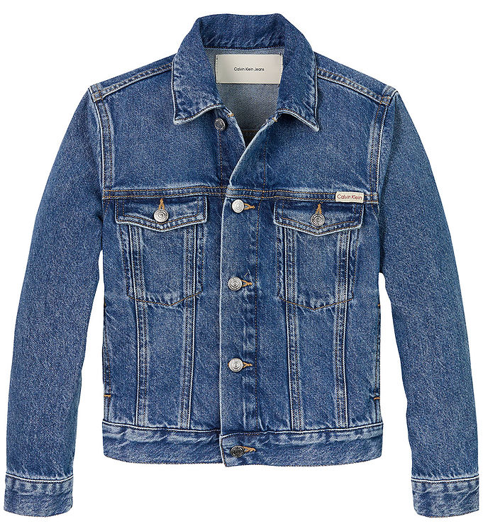 Calvin Klein Denimjakke - Bright Mid Blue