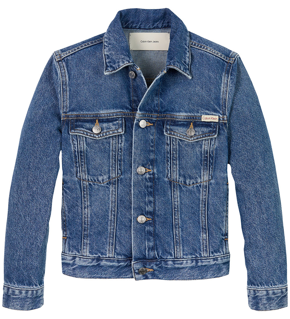 Calvin Klein Jeansjacke - Hell Mid Blue - Calvin Klein - 16 Jahre (176) - Denimjacken